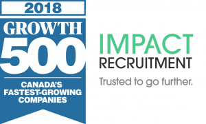 growth5002018A 300x180 - Impact Recruitment ranked as one of Canada's Fastest-Growing Companies for the third consecutive year