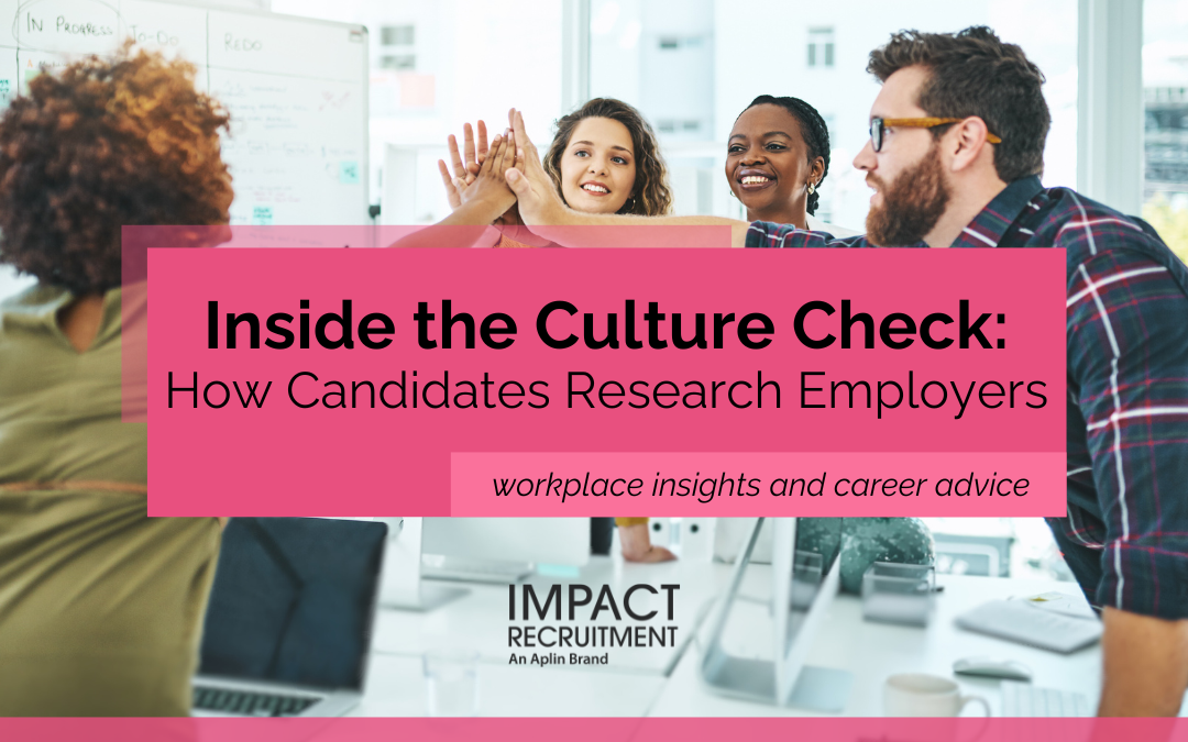 culture check how job seekers research employers