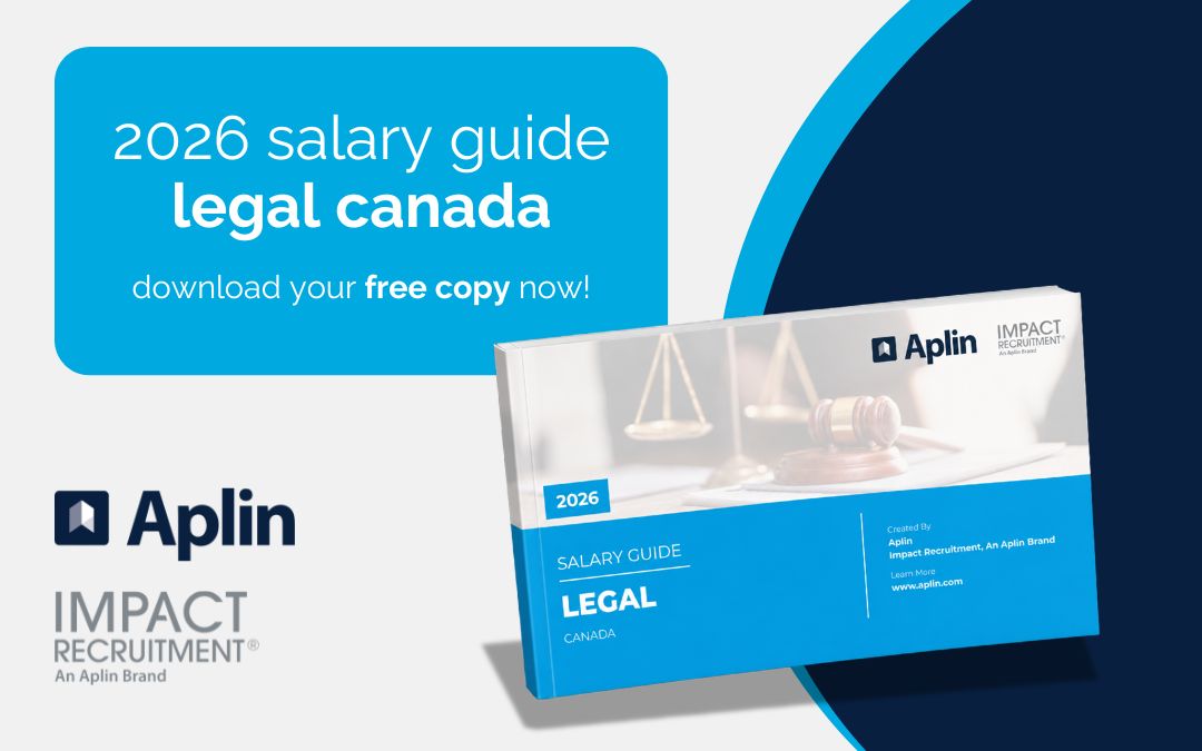 Impact salary guide legal 2026